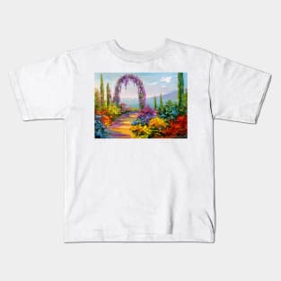 Blooming arch Kids T-Shirt